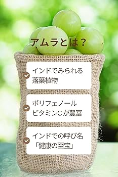 Amazon | 【アムラ ポリフェノール サプリ】健康成分量が